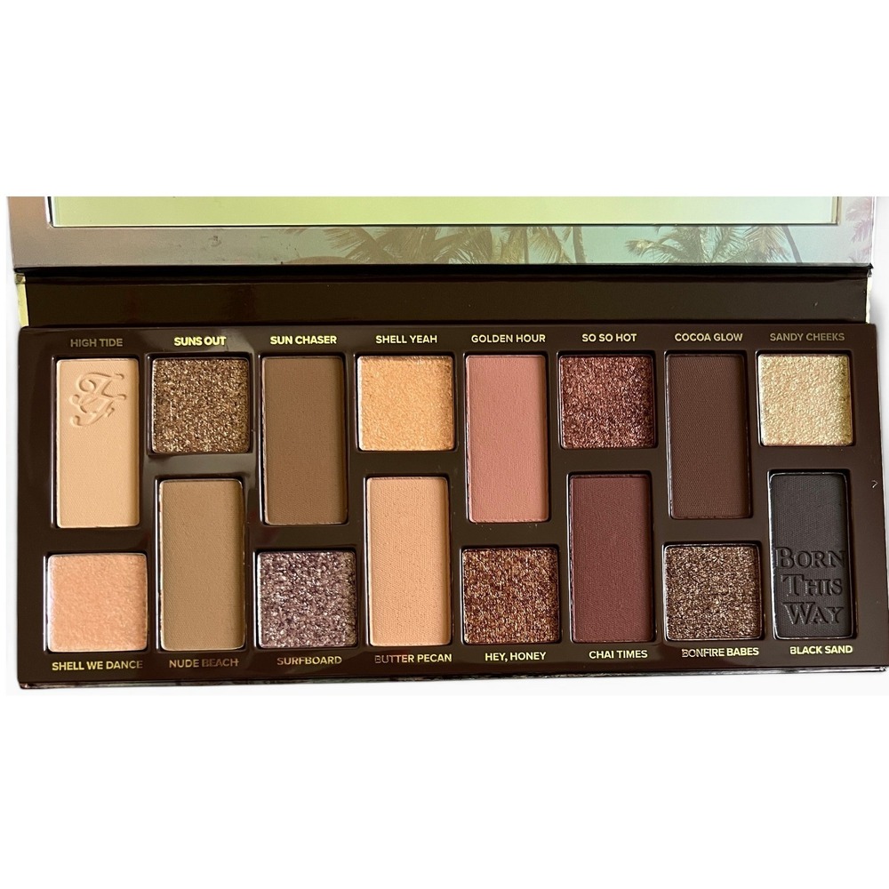 Too Faced Born This Way Sunset Stripped Eyeshadow Palette 16 Pan New Sealed - Picture 2 of 8